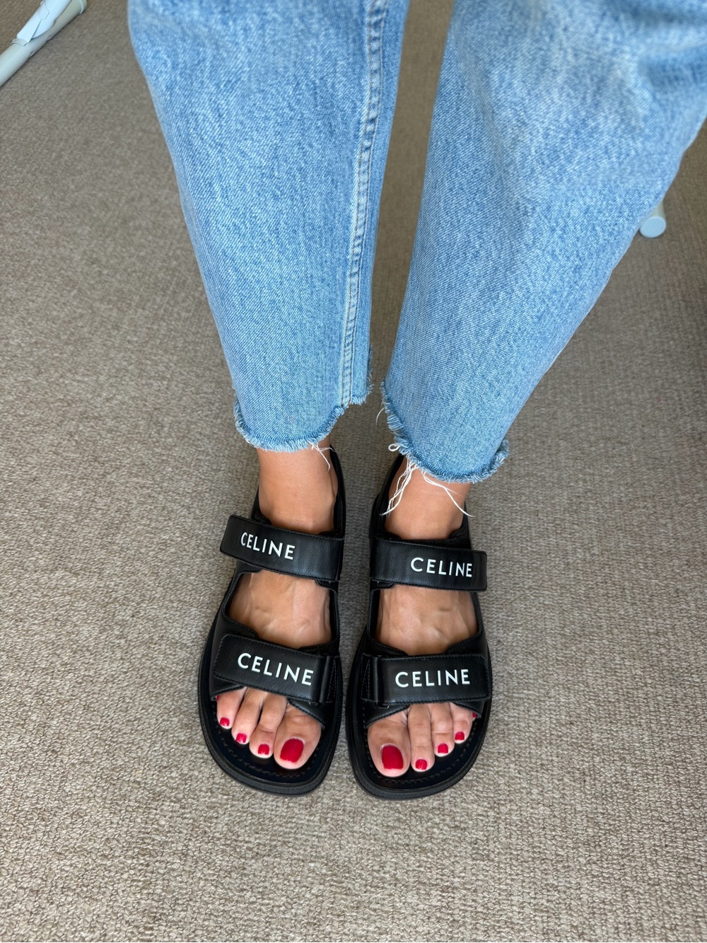 Celine Leather Sandals - Picture 2 of 8
